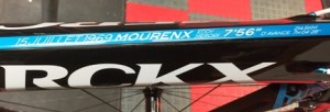Eddy Merckx Mourenx 69 Downtube