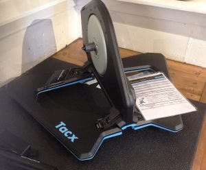 The futuristic looking TACX Neo 2 Smart Trainer