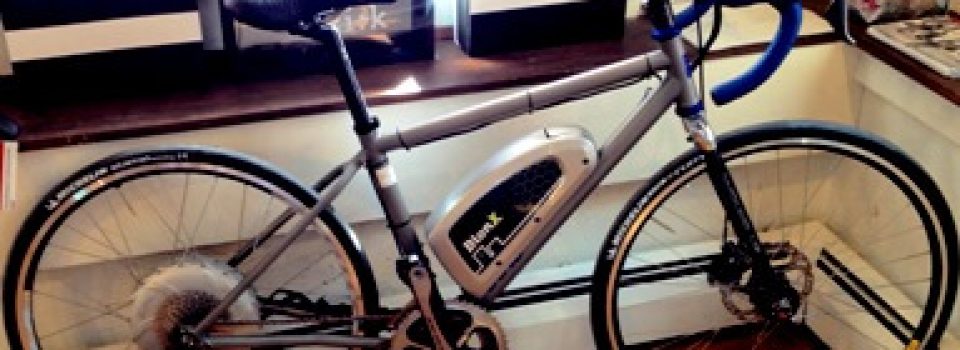 Custom Electric Road Bicycle – Guru Praemio Titanium with Bionx S-350DX
