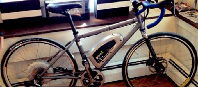 Custom Electric Road Bicycle – Guru Praemio Titanium with Bionx S-350DX